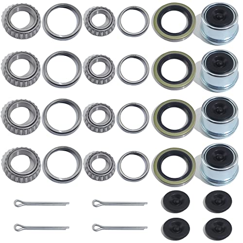 4Sets L44649 L68149 Trailer Hub Bearings Kit for 3500 lb #84 Axle - color: KIT#1 (4Set L68149 L44649 Bearings Kit)