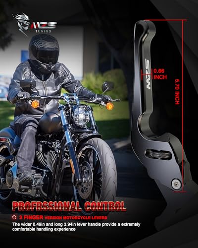 MZS Motorcycle Clutch Brake Levers for Touring/Trike 08-13, Road King 08-16 - size: 2008 to 2013 Touring