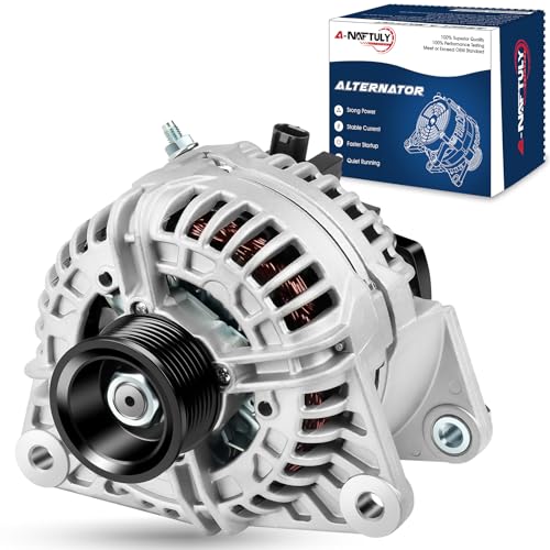 Alternator Fits for 2003 2004 2005 2006 Ram 1500 2500 3500, Durango 2004, V8 5.7L, Alternator Replacement 400-24064, 13985, 1-2553-01BO, 90-15-6420, LRA03589, 56028699AA, 0-124-525-006