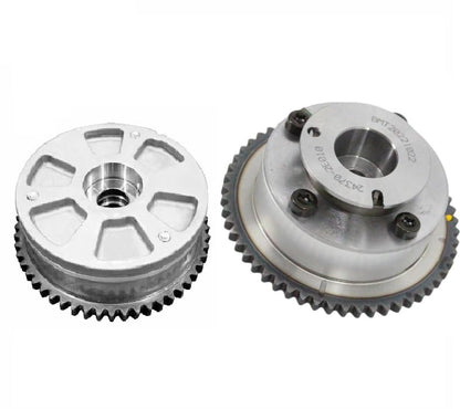 243702E020 Exhaust&Intake Camshaft Adjusters CVVT Sprocket 2pcs for Hyundai - color: 24370-2E020