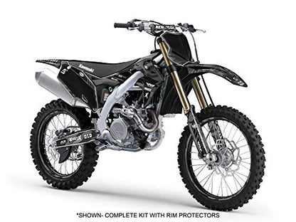 2020-2025 KLX 300 R APACHE Grey Complete Kit With Rider I.D. Compatible with Kawasaki | Senge Graphics Inc - color: Grey, size: Complete Kit With Rider I.D.