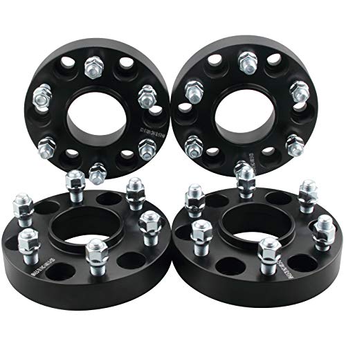 4pc Forged 6x5.5 Hubcentric Wheel Spacers 1 Inch M14x1.5 Studs 78.1mm Hub - size: 1 Inch-4 PCS