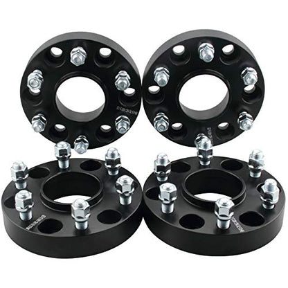 4pc Forged 6x5.5 Hubcentric Wheel Spacers 1 Inch M14x1.5 Studs 78.1mm Hub - size: 1 Inch-4 PCS