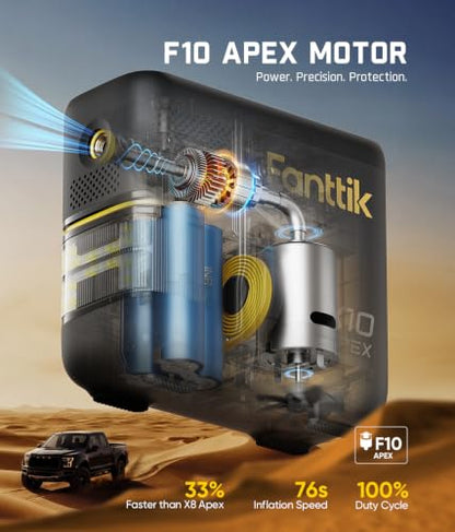 Fanttik X10 APEX Heavy Duty Tire Inflator Portable Air Compressor
