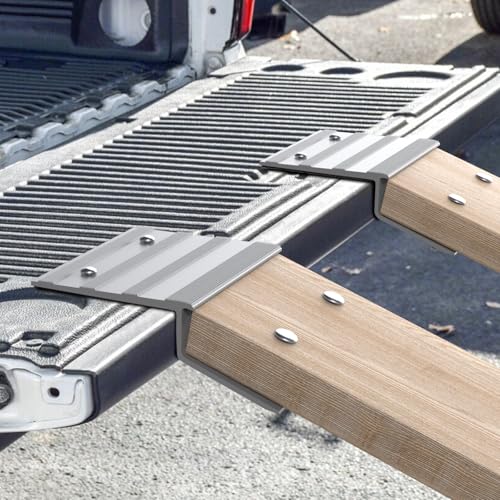 Salcod Aluminum Ramp Top Kit for 2" x 8" Boards, 700 lb Capacity per Ramp - size: 8inch