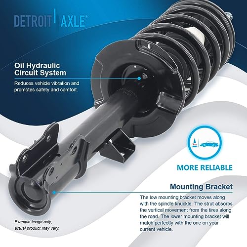 Detroit Axle - Front 4pc Steering Knuckles Kit for 05-12 Ford Escape - size: 4QU47679/ Big strut kit