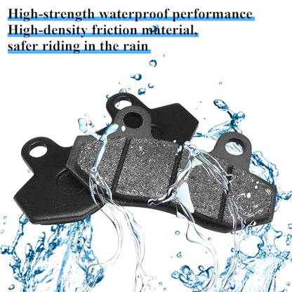 PRO BAT Disc Brake Pads Shoes for 50cc 110cc 125cc 150cc 200cc 250cc Scooter Moped Pit Bike ATV Motorcycle Pack of 2