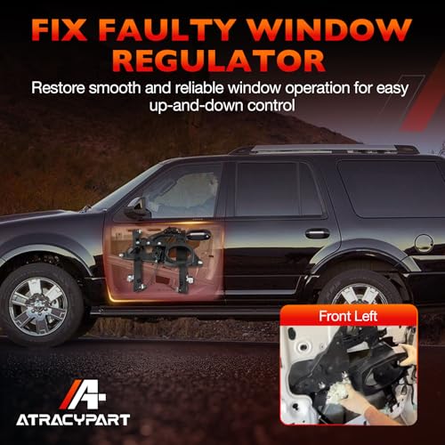 749-542 Front Left Driver Side Window Regulator with Panel Without Motor - size: 749-542