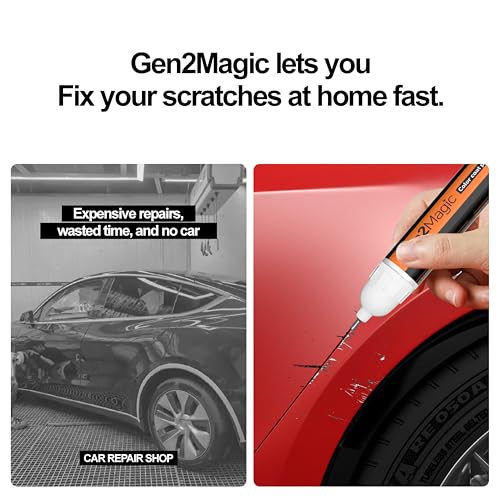 Red Hot Touch Up Paint Pen Kit Compatible with Chevy [Clear Coat Included], G7C/WA130X Color Match for Scratches, Rock Chips, Bumper Dings, Easy Scratch Repair & Rust Remover - color: Compatible with Chevy - Red Hot