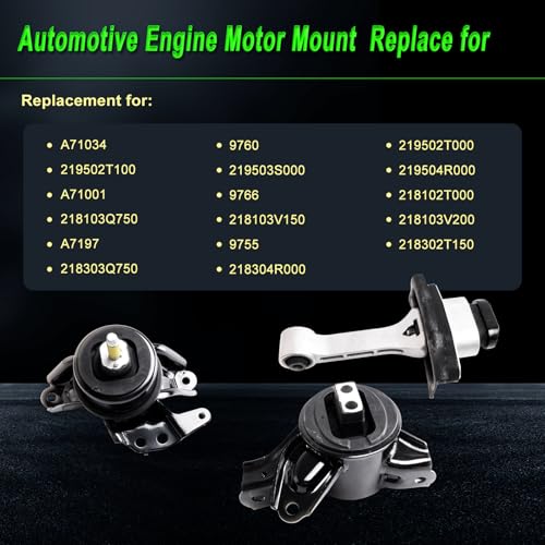 Engine Motor Mount Compatible with Sonata 11-15/Optima 11-16 2.0 2.4 - size: 2011-2014 Sonata 2.0T w/o Weight