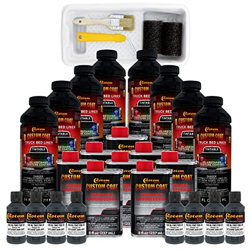 Custom Coat Battleship Dk Gray Urethane Roll-On Truck Bedliner Kit 2 Gal.