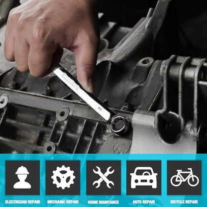 DURATECH 10mm Combination Wrench, Metric - size: 10 mm