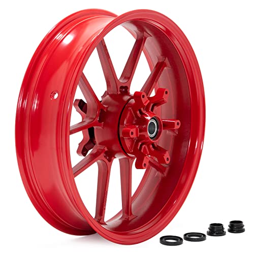 TOFR 17"x4.25" Rear Wheel Rims Cush Drive for Honda CRF250R CRF450R 13-24 - color: Red, size: Rear 13-24