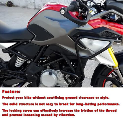 Lower Highway Crash Bar Engine Guard Replacement for BMW G310GS G310 GS 2017-2024 Falling Bumper Protector(lower) - size: lower