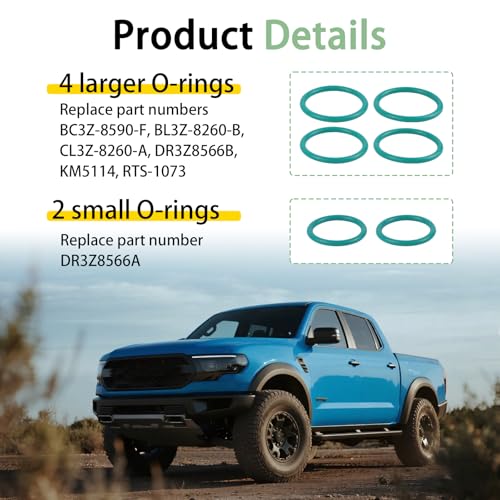 926-168 O-Rings Seal Set Radiator Hose and Coolant Tee T-Pipe