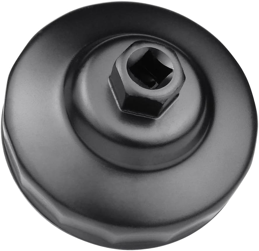 93mm 15 Flutes Oil Filter Wrench for Dodge Ram Cummins Oil Filters, Steel Oil Filter Socket Removal Tool for 5.9/6.7 Cummins Diesel