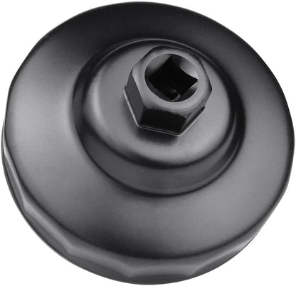 93mm 15 Flutes Oil Filter Wrench for Dodge Ram Cummins Oil Filters, Steel Oil Filter Socket Removal Tool for 5.9/6.7 Cummins Diesel