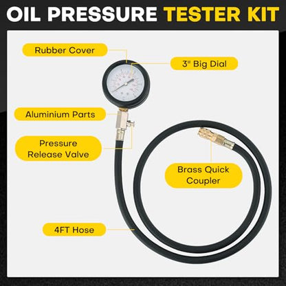 Oil Pressure Tester Kit