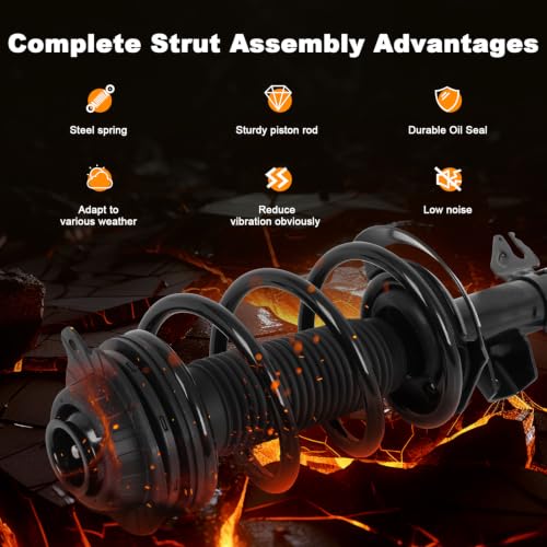 Front Complete Struts Shocks Assembly for Jeep for Cherokee 2015-2022(AWD)