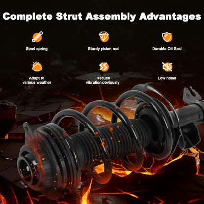 Front Complete Struts Shocks Assembly for Jeep for Cherokee 2015-2022(AWD)