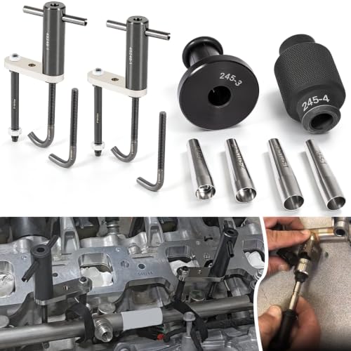 6706 Fuel Injector Rail Assembly Remover & GM245 Fuel Injector Seals Tools Perfectly Fits for GM Engines