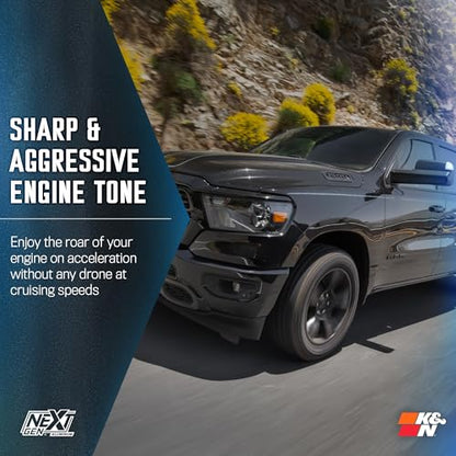 K&N NextGen Aluminum Cold Air Intake System: High-Flow Cotton Filter: Compatible with 2019-2026 DODGE/RAM 1500; 70-1578 - style: NextGen Metal Intake