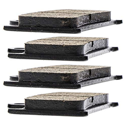 NICHE Front Rear Brake Pad for Triumph T2020393 T2020245 T2020692 Organic - size: Organic