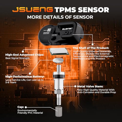 TPMS Sensors,Pre-programmed Tire Pressure Monitor System for Lexus Toyota - size: 28103CA001