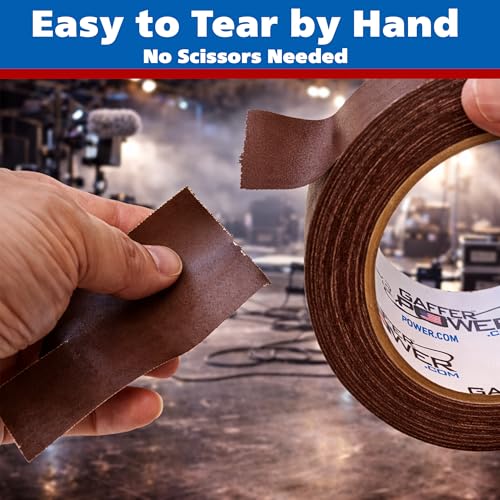 Gaffer Power Brown Gaffer Tape 3 Inch x 30 Yards, Pro Grade, Made in USA - color: Brown, size: 3 in x 1080 in