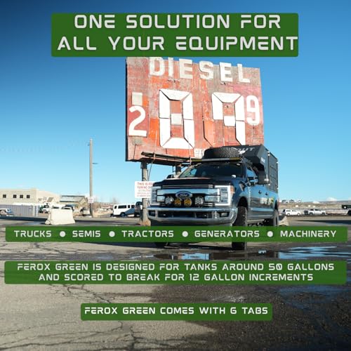 Ferox Fuel Catalyst for Trucks, Heavy-Duty Fuel Treatment for Diesel, Gas - size: Pack of 6 - Truck