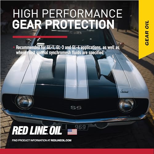 Red Line 50304 MT-90 75W-90 GL-4 Manual Transmission and Transaxle Lubricant (MTL)- 1 Quart - size: Quart