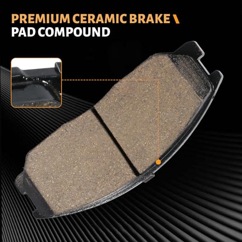 D864 Front Ceramic Brake Pads Kit Fit For Hyundai Santa Fe 2001-2006, For Hyundai XG350 2002-2003, For Hyundai XG300 2001 - style: HZ864