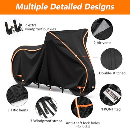 Motorcycle Cover for Honda Grom Monkey Navi Kawasaki Pro Benelli - size: for Honda Grom MSX125