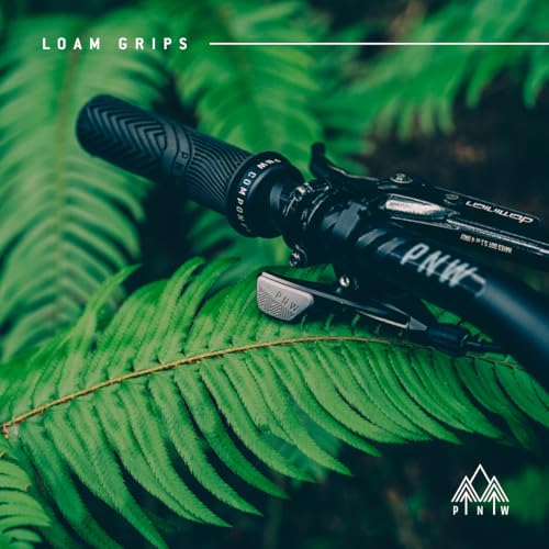 PNW Components Loam MTB Bike Grips – Mountain Bike Handlebar Grips - color: Moss Green, size: Standard