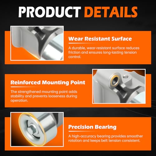 GAHA Belt Tensioner Assembly with Pulley 1662031011 - size: 1662031011