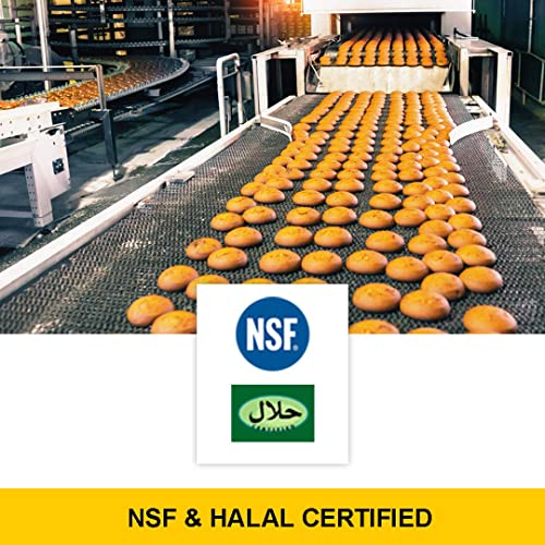 Food Grade Hydraulic Oil | ISO VG 68 | Industrial | Fully Synthetic Blend | NSF Registered AS H-1. Kosher and Halal Approved. Compare to: LUBRIPLATE | Petro-Canada| Kluber .(1 QT) Made in USA - size: 1 QT