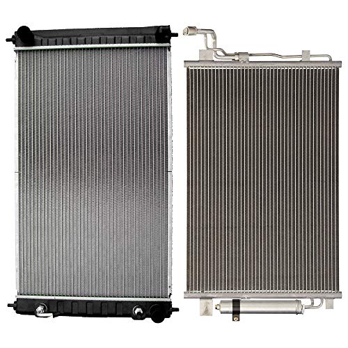 OCPTY 2988 Radiator 3639 Condenser FIt for 2007-2012 for Nissan for Altima