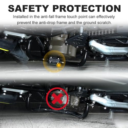 Motorcycle Bumper Blocks Crash Bar Protector Universal 22-28mm