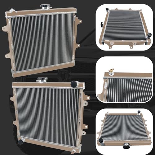 3 Row Aluminum Radiator For 1984-1995 Toyota Pickup 4Runner 22R DLX 2.4L L4 MT, 3 Core Downflow Radiador Automotive Replacement Engine Radiators 1985 1986 1987 1988 1989 1990 1991 1992 1993 94