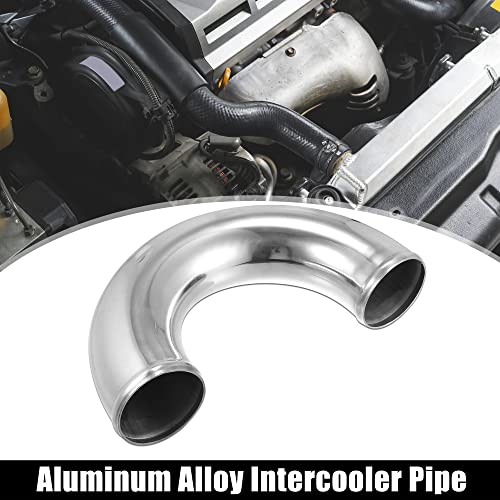 X AUTOHAUX OD 3.5" Length 4" Aluminum Alloy Tube Intercooler Pipe - size: 3.5"