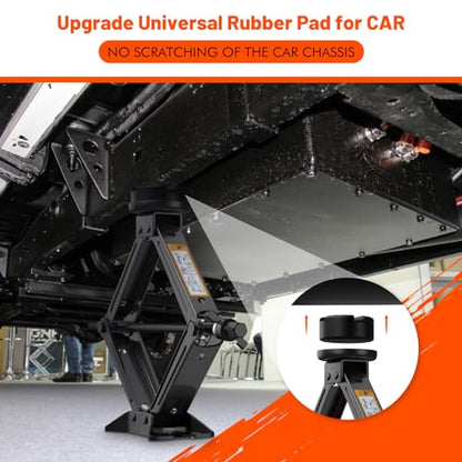 IMAYCC Car Jack Kit 2.5 Ton,Scissor Car Jack, Portable Tire Changing Kit for Car SUV MPV - color: Gray