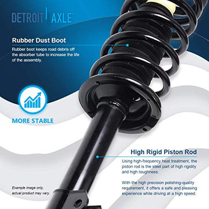 Detroit Axle - 4pc Rear Struts Sway Bar Links for Saturn SC SC1 SC2 SL SL1 - size: 4QS2400023/Sway Kit
