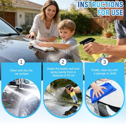 2Pcs Nano Quick Coat Restore Coating Spray, 2026 Advanced Automobile Quick-Acting Coating Agent, Glazing Effects Long-Lasting, Coatingagent Spray With Dust Proof