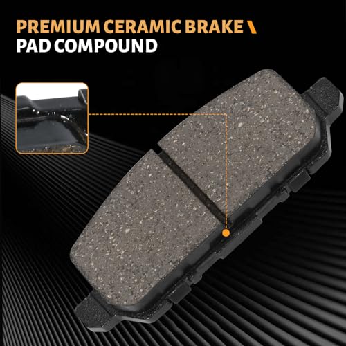 D1841 Rear Ceramic Brake Pads Kit Fit For Honda HR-V 2016-2022, For CR-Z 2016 - size: HZ1841