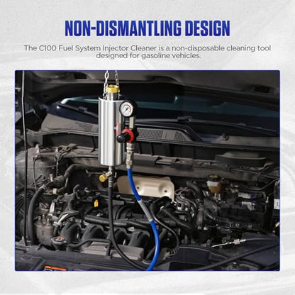 MR CARTOOL Fuel Injector Cleaner Kit for Catalytic Converter/Intake Valve