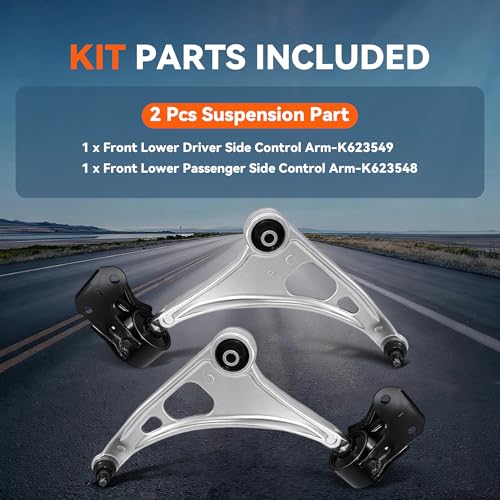 Front Lower Control Arm for 14-20 Acura MDX 16-21 Honda Pilot - size: RK623548, RK623549