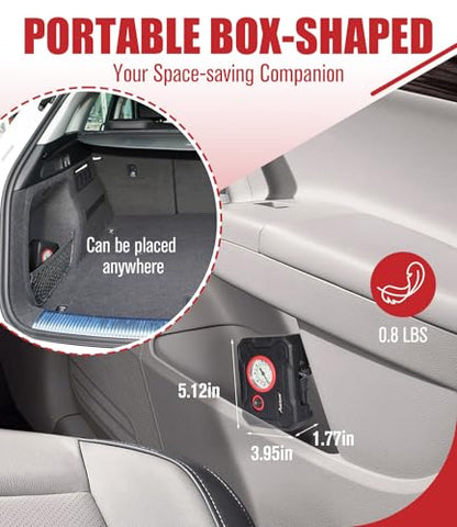 AVID POWER 12V Tire Inflator Portable Air Compressor, Lightweight