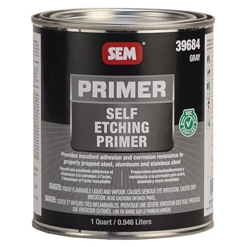 SEM 39684 Self Etching Primer, Gray, Quart