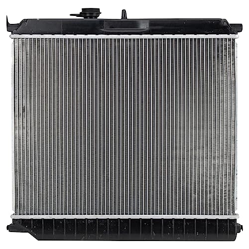 TRQ Radiator 1 Row Aluminum Core - style: RDA80138
