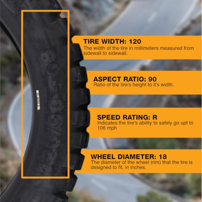 Continental TKC 80 Twinduro Front & Rear Tire Set 120/70-19 & 120/90-18 - size: 120/70-19, 120/90-18